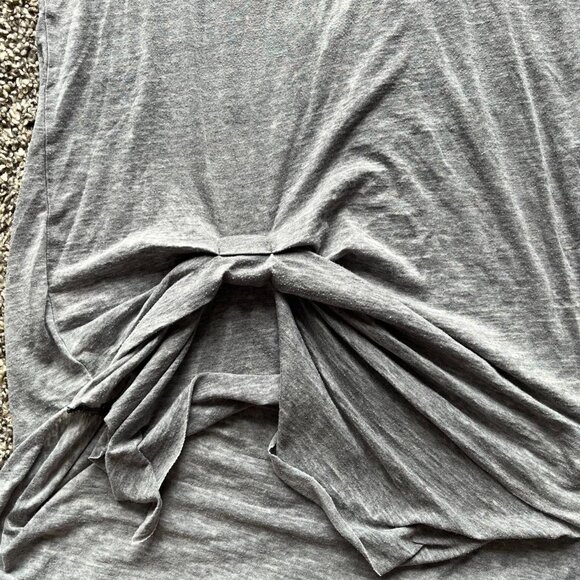 Grey AllSaints Bow Knot Front, Women’s Small Grunge Top - Picture 2 of 6